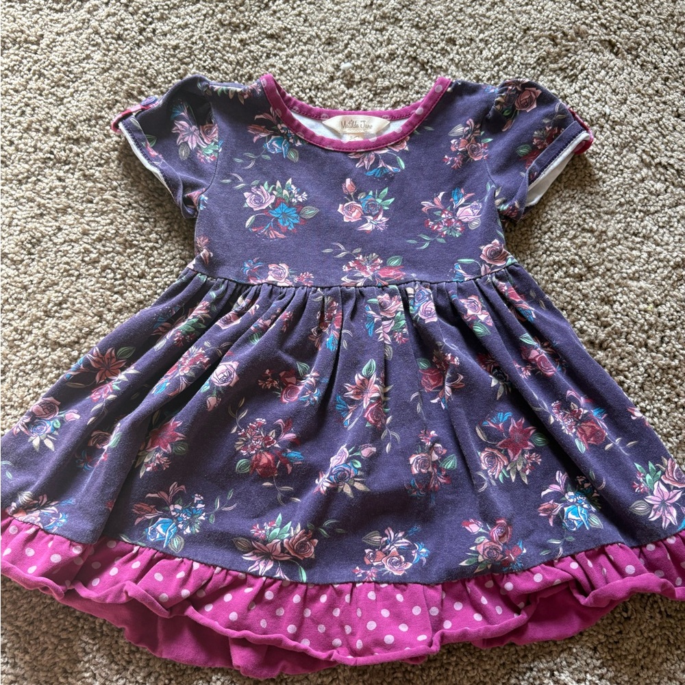 Matilda Jane Purple and Pink Floral Dress